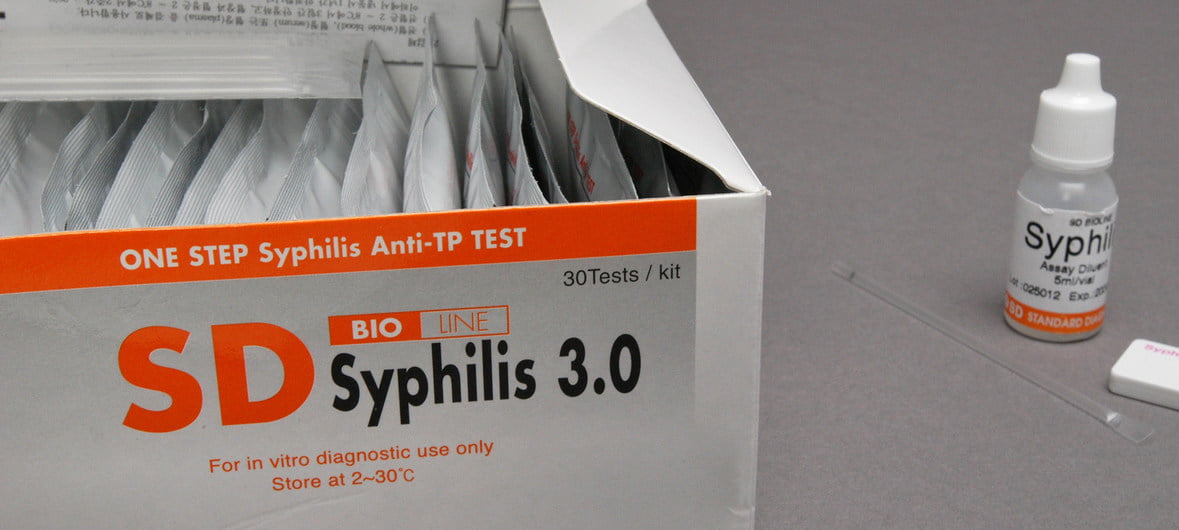 VIH/Syphilis : les promesses d’une réduction des coûts des doubles tests de diagnostic rapide vers l’élimination de la transmission mère-enfant (OMS)