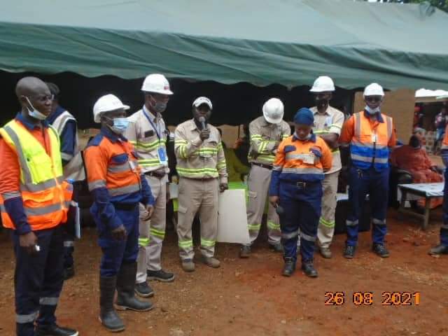 La sensibilisation des communautés sur la sécurité ferroviaire de la ligne kamsar-Sangarédi par la société de sécurité Sotrac-plus