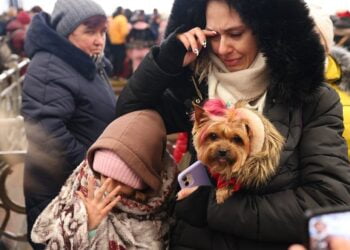 Ukraine : un demi-million de personnes ont fui leur foyer dont plus de 330.000 vers l’étranger, selon l’ONU