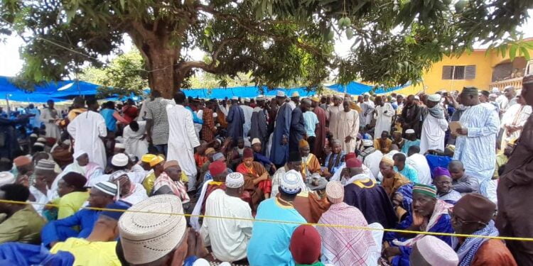 Les anciens Talibés (adeptes) du grand Marabout du quartier Correrah, El Hadj Bafodé Souaré ont organisé ce dimanche, 13 février 2022 au quartier Correrah