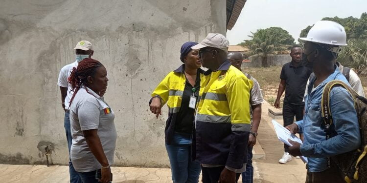 Mines-BOKE: Le nouveau DGA de l’ANAIM en visite de chantiers dans les sous-prefectures de Kolaboui et Kamsar