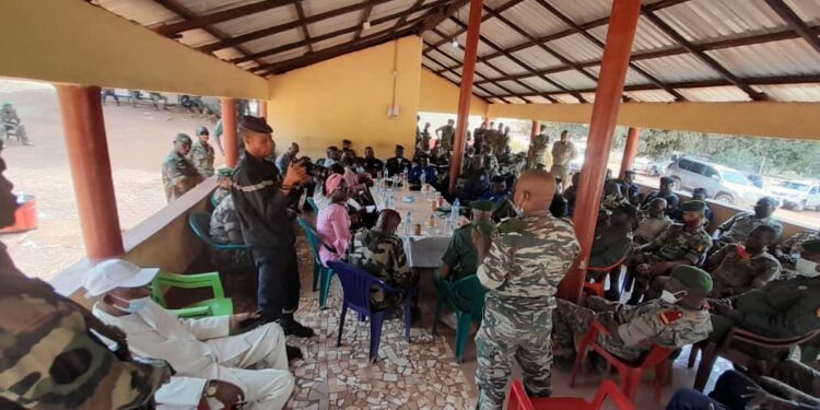 Boké: Le président des personnes handicapées à la Mission du CNT