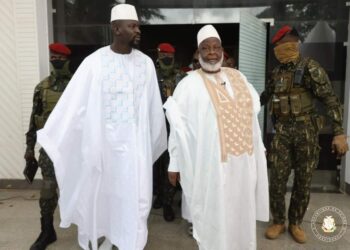 Célébration de l’Aïd el-fitr : le Président Colonel Mamadi Doumbouya s’est acquitté de son devoir religieux au Palais Mohammed V.