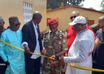 Boké-Éducation: L&rsquo;Ecole Primaire de Khougnèwadé2 rénovée et équipée par la Société UMS 