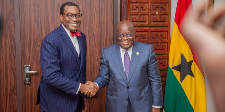Le président du Ghana soutient fermement la Banque africaine de développement dans sa quête de ressources supplémentaires pour accélérer le programme de transformation du continent
