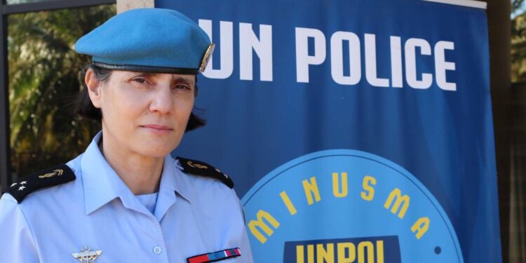 A la tête de la police de la MINUSMA, la Générale Boughani espère susciter des vocations chez d’autres femmes