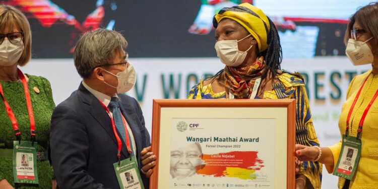 Une activiste camerounaise remporte le prix Wangari Maathai « Champions de la cause des forêts » 2022