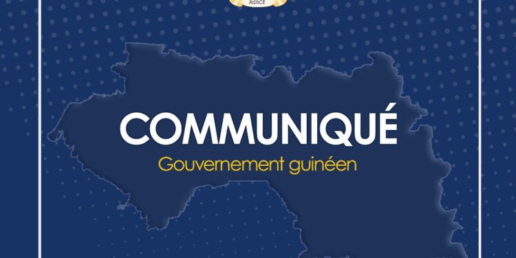 CONDOLÉANCES DU GOUVERNEMENT