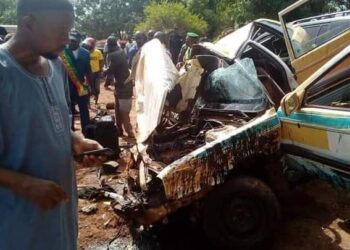 Boké-urgent: Le cortège du Ministre de la sécurité entre en collision avec un taxi, onze (11) morts et 5 blessés dans une collision à Tamony Kolaboui 