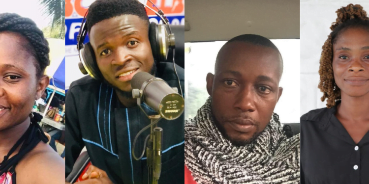 Les journalistes Bettie K. Johnson Mbayo, Emmanuel Kollie, Amos Korzawu et R. Joyclyn Wea, attaqués, menacés ou condamnés depuis le mois de juin.