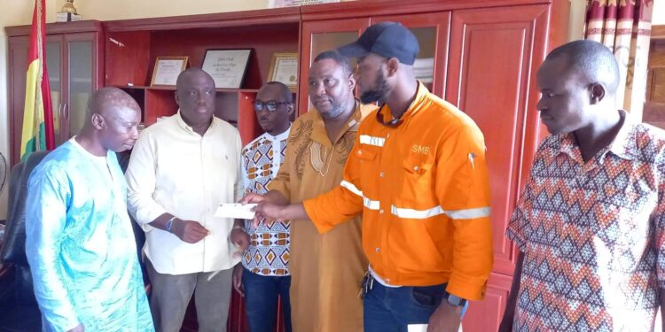 Boké-Mines: La SMB paie plus d’un milliard de taxes superficiaires aux collectivités de Boké et Télimélé