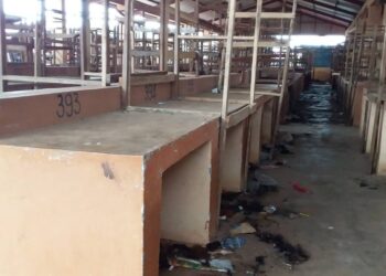 Boké: Le marché 400 bâtiments (Yomboya) à l’abandon