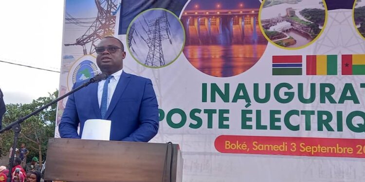 Électricité: Le poste Électrique de Boké inauguré par le Premier Ministre, Bernard Gomou