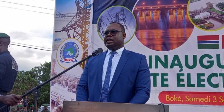 Électricité: Le poste Électrique de Boké inauguré par le Premier Ministre, Bernard Gomou
