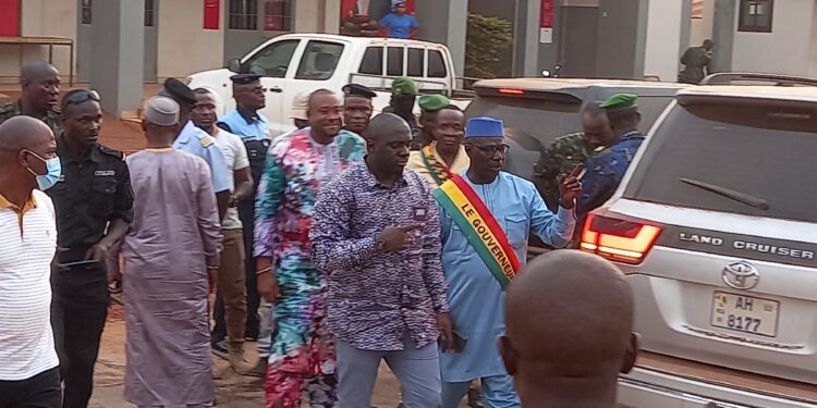 Boké-Administration: Le MATD sur le chantier du bétonnage de la voirie urbaine