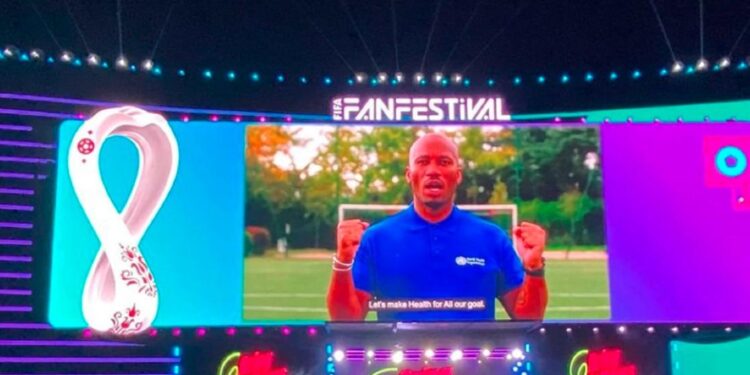 La Coupe du monde de football se joint à l’ONU pour célébrer la santé pour tous