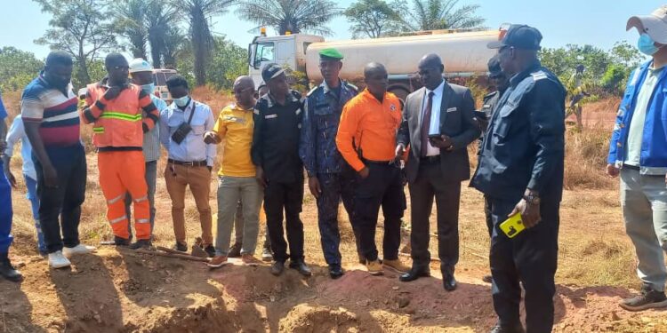 Kolaboui/ Vol du carburant : les tuyaux de conduite du gasoil du consortium SMB Winning piraté par des inconnus.