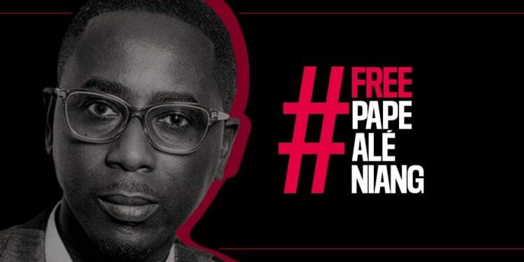 SENEGAL L’appel de 78 journalistes africains, à l’instigation de RSF, pour la libération du journaliste Pape Alé Niang et le respect de la liberté de la presse au Sénégal