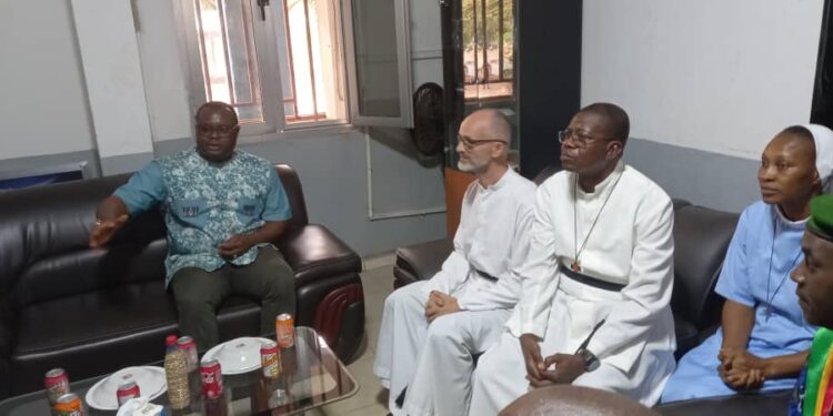 Boffa-Religion: Le PM sur le Chantier d’aménagement du Sanctuaire Marial