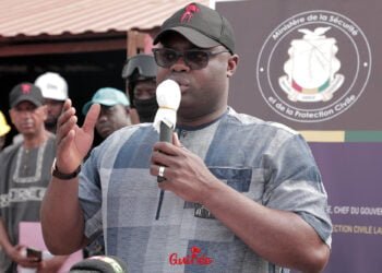 FARANAH: Le Premier Ministre pose la première pierre du commissariat central