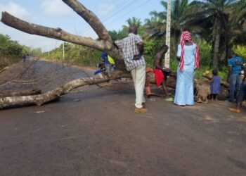 Boké-Manifs: Encore des barricades dans les rues de Kolaboui