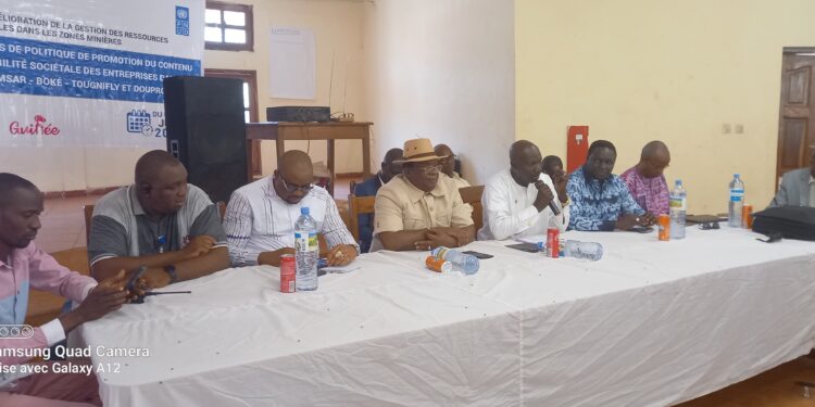Boké-Mines: Ouverture d’un atelier régional d’appropriation des Lettres de Politique de la responsabilité sociétale des entreprises (RSE) et du Contenu local