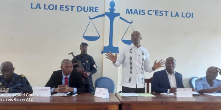 Boké-Justice: Le nouveau Procureur définit sa politique pénale avec les OPJ, le dépôt de plainte et de convocation sont désormais gratuites