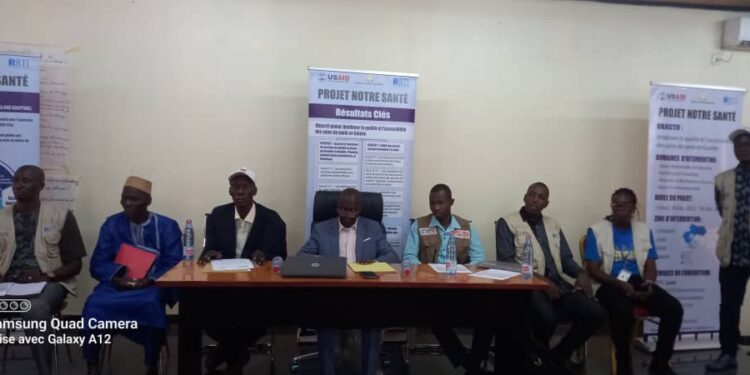 Boké-Santé : L’IRS organise une réunion de pause et réflexion après un semestre de mise en œuvre du Projet « Notre Santé »