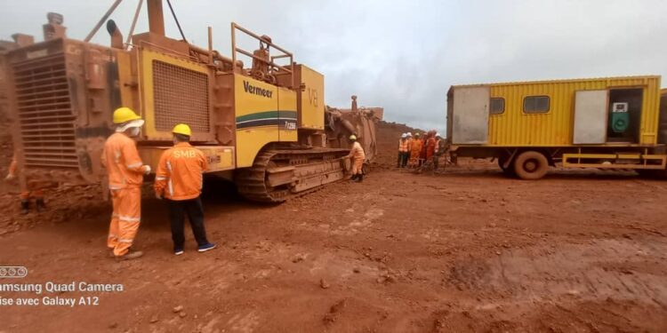 Boké-Mines: L’inspecteur régional des Mines entame une tournée de prise de contact dans les sociétés minières