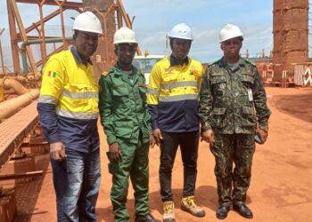 Boké-Mines : L’inspecteur régional des Mines sur les installations de la société GAC