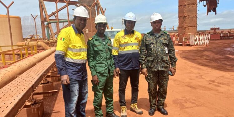 Boké-Mines : L’inspecteur régional des Mines sur les installations de la société GAC