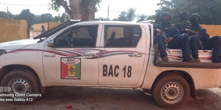 Boké-Sécurité: La Brigade Anti-criminalité (BAC) lance ses opérations de lutte contre la grande criminalité dans la région