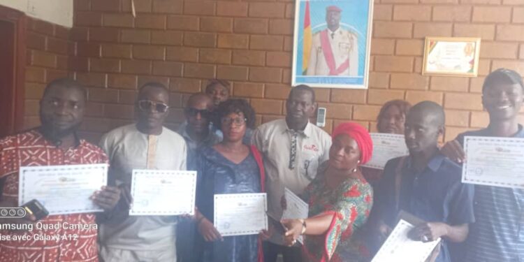 Inspection régionale des Mines-Boké : 10 jeunes cadres reçoivent leurs attestations de satisfécits après un mois de formation