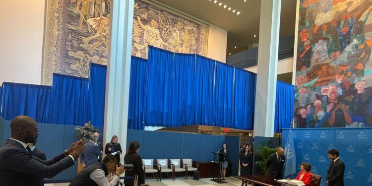 Cérémonie des traités : plus de 80 États réaffirment leur engagement envers l’Accord sur les océans