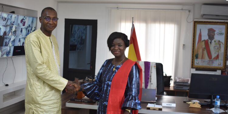 Partenariat : le représentant résident adjoint du PNUD reçu par la ministre Commerce madame Louopou Lamah