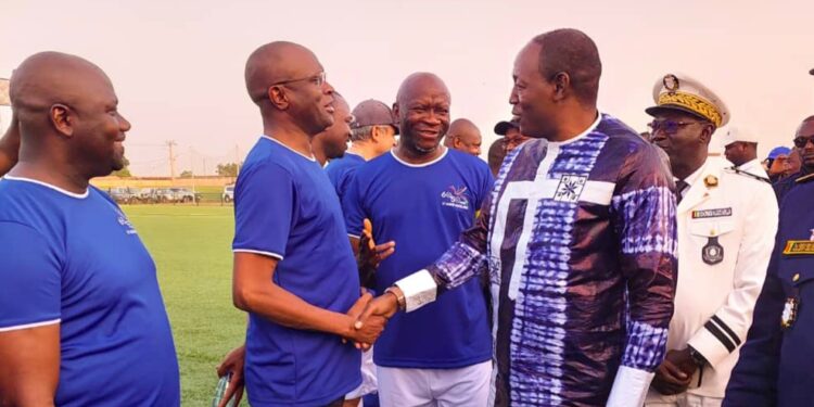 Kamsar- Sports: Le DG de l’ANAIM et ses employés participent avec brio au match de Gala des 60 ans d’anniversaire de la CBG