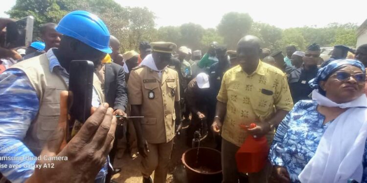 Boké-Société: La SEG inaugure deux forages de 300 m3 pour desservir les secteurs du quartier Baralandé