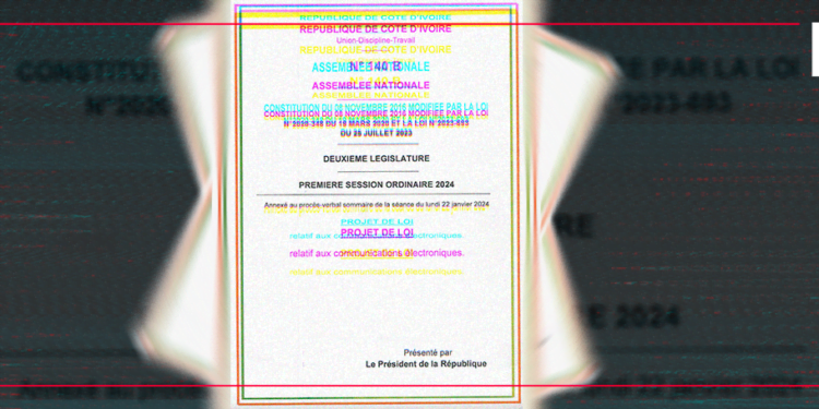 CÔTE D’IVOIRE  RSF demande des garanties de protection pour les journalistes dans la loi relative aux communications électroniques. 
