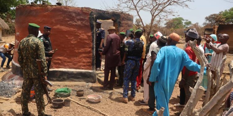 Sangarédi-Incendie: Onze (11) cases et leurs contenus réduits en cendre, les victimes exposées à la famine