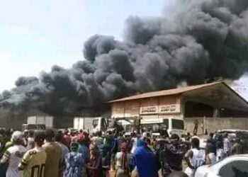 Incendie d’un entrepôt de l’EDG à Hamdallaye-Cepertam