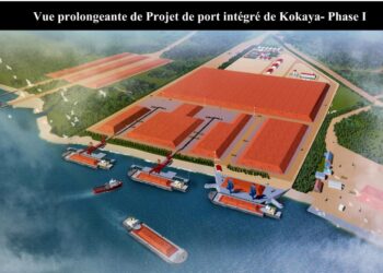 Kokaya (Boffa) : Pose de la première pierre du projet intégré du port Multi-utilisation de Kokaya