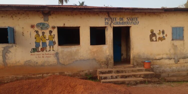 District de Soumbouyadi : le poste de santé dans un abandon insolent