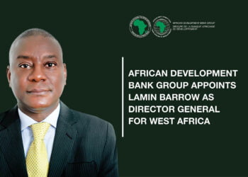 Le Groupe de la Banque africaine de développement nomme Lamin Barrow au poste de directeur général pour l’Afrique de l’Ouest
