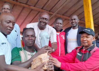 Boké : Finale du tournoi de football doté du trophée du Consortium SMB -Winning , la jeunesse vante les actions du Consortium