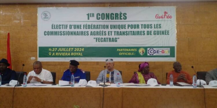 Premier Congrès de la Fédération des Commissionnaires Agréés et Transitaires de Guinée