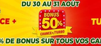 Lonagui : Profitez d’une promotion exceptionnelle de 50 % sur tous les gains en Chance+ et Turbo !