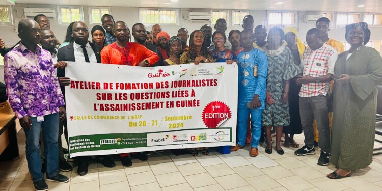 Atelier de formation des journalistes sur les questions d’assainissement en Guinée