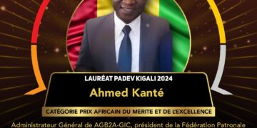 Mines- Ahmed Kanté reçoit le « Prix du Mérite et de l&rsquo;Excellence » à Kigali lors de l&rsquo;Africa Business Forum