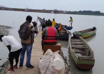 Boké : Le Consortium SMB-Winning met en service un quai en béton dans la Commune Rurale de Kanfarandé .