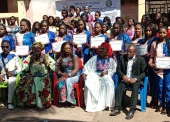 Boké-Métiers: 23 jeunes filles du CAEF reçoivent leurs attestations de fin de formation